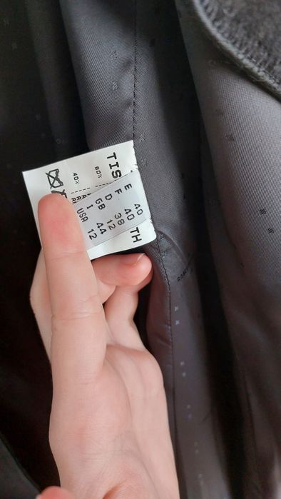 Palton negru damă Roberto Verino