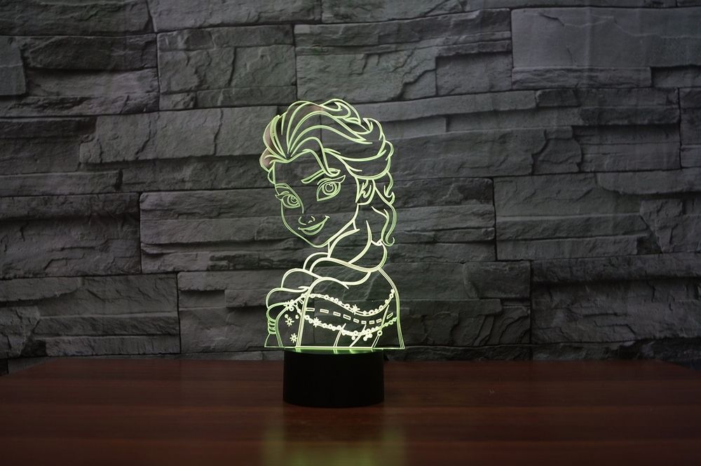 3D LED лампа Елза