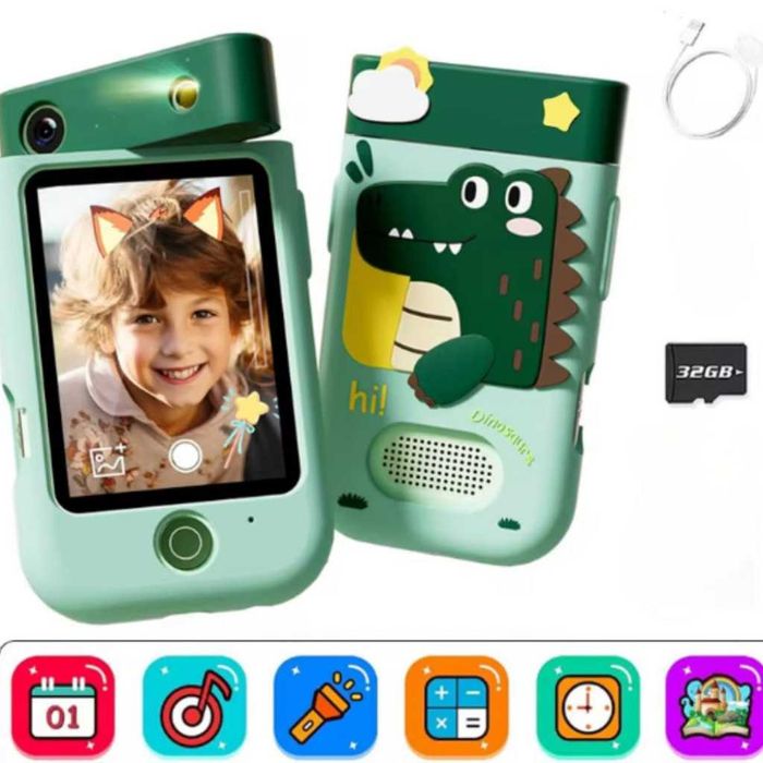Образователен детски телефон с игри и камера 180° –Smart Phone за деца