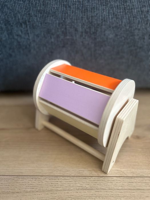 Montessori Joybex- Дървена въртяща се играчка със звънче