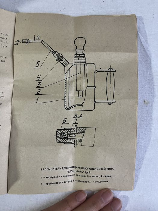 Распылитель дезинфицирующий