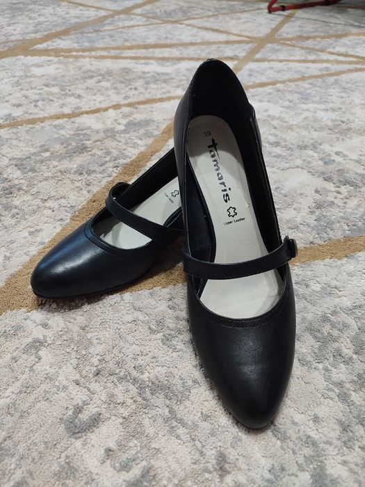 Туфли кожаные женские