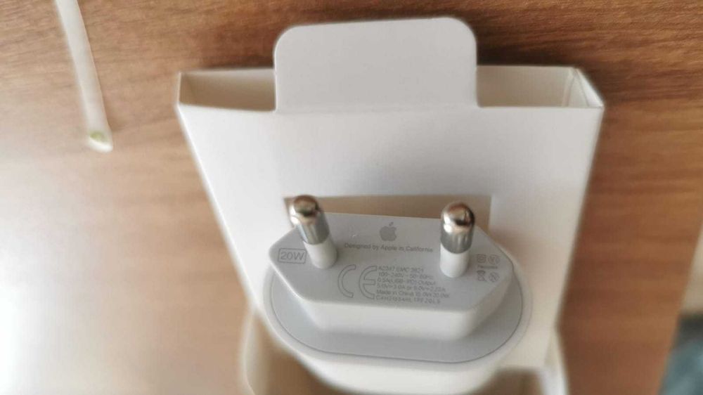 Încarcator + cablu Apple iPhone 8 X 11 12 13 14 15 16, 20W Original