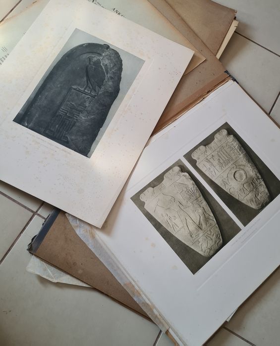 Egipt Antic Catalog Album Foto Tablou Carte Document Vechi Colectie