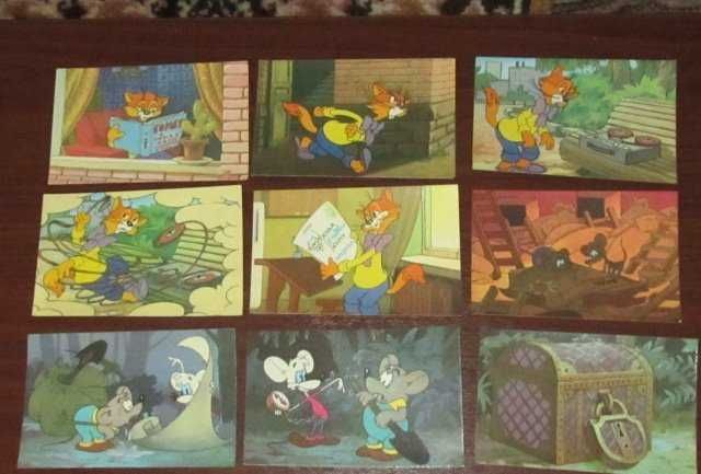 Набор открыток  СССР - Клад кота ЛЕОПОЛЬДА.