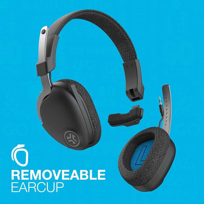 JLab Слушалки с микрофон  60+ часа време за възпроизвеждане, Bluetooth