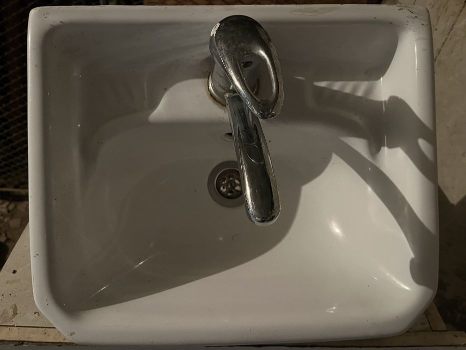 Chiuveta ceramica 35 cm cu baterie inclusa