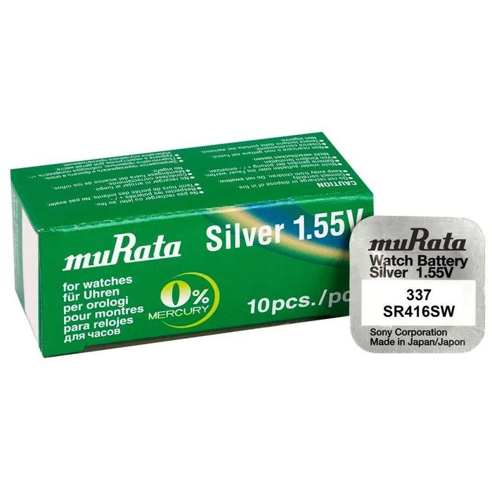 Baterie oxid de argint MURATA 337 1.55V SR416SW