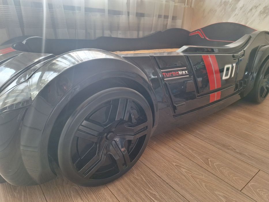 Детско легло-кола Cilek Turbo Max с матрак