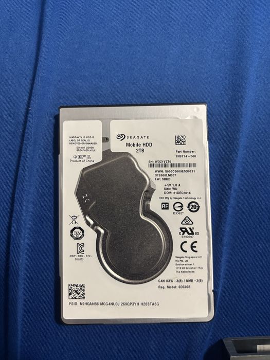 Hard disk 2TB functional