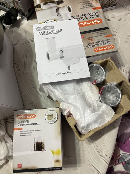 Кухненски робот Delimano deluxe с чисто НОВИ приставки