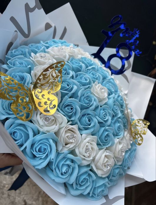 Buchete din trandafiri de sapun