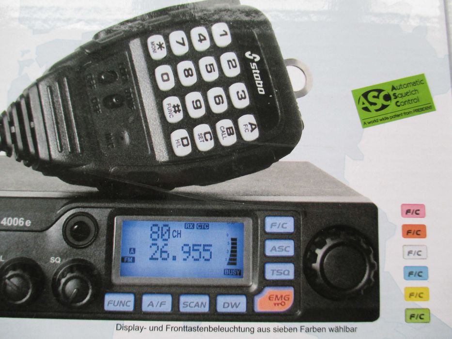 Statie CB Funk Radio emisie-receptie Stabo Model XM 4006 E ASC NOUA !