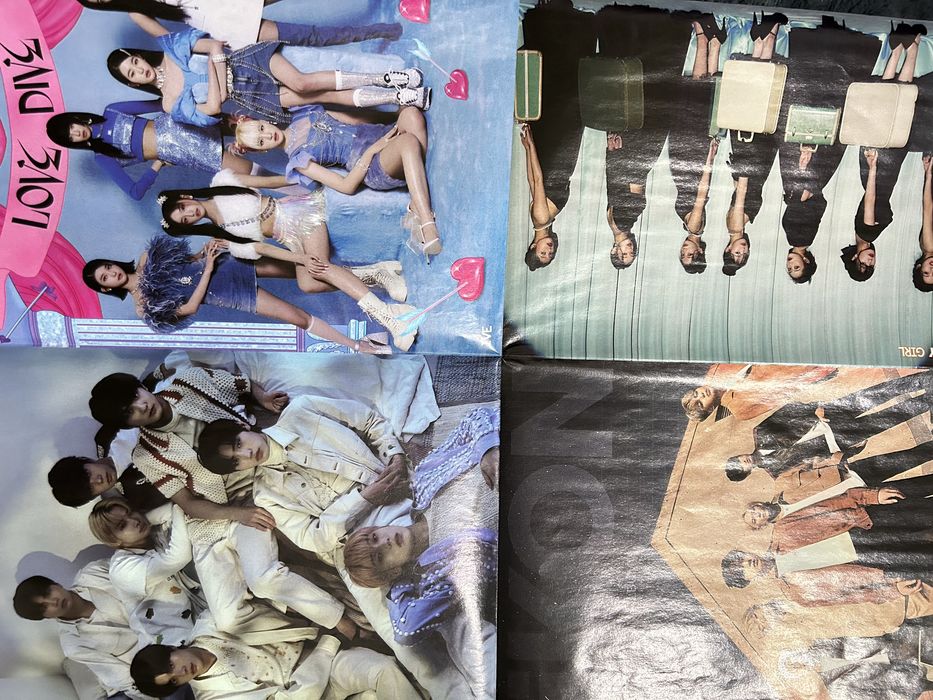 К-поп плакат и тефтери