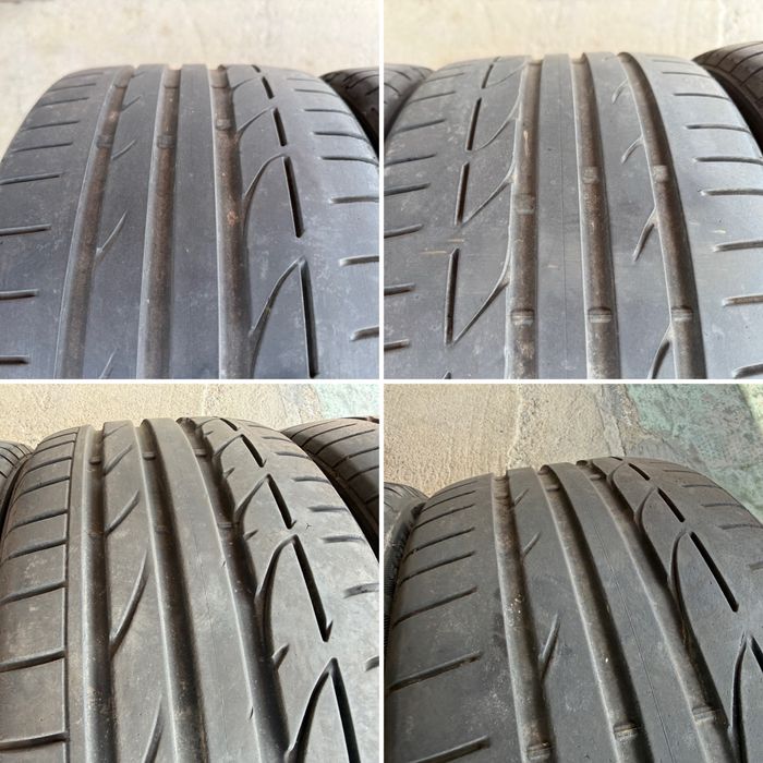 4бр. Рънфлат Летни Гуми Спорт-Пакет 245/35R/18 и 225/40R/18 **BRIDGESTONE** DOT:0218- 5.2мм.