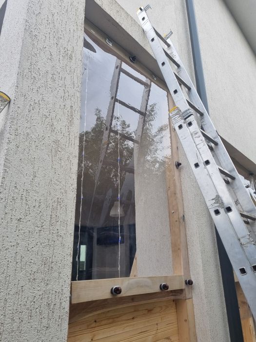 Folie transparenta Cristal terase, foișoare, balcoane. Repar folie