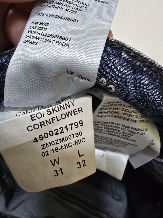 Blugi originali Calvin Klein Jeans skinny W31 L32