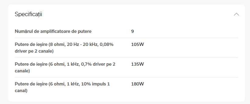 Vand Receptor Denon AVC-X3800H AV 8K cu 9,4 canale, 105 W