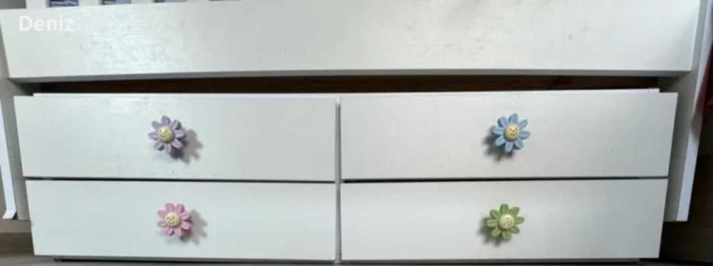 Дървена бебешка кошара с матрак 60/120