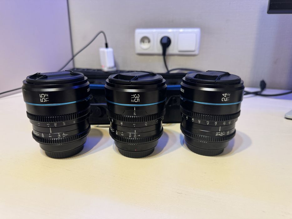 SIRUI Night Walker T1.2 24mm, 35mm, 55mm (Whole Set)