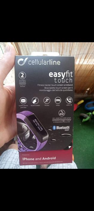 Фитнес гривна смарт часовник Cellularline easy fit touch 2