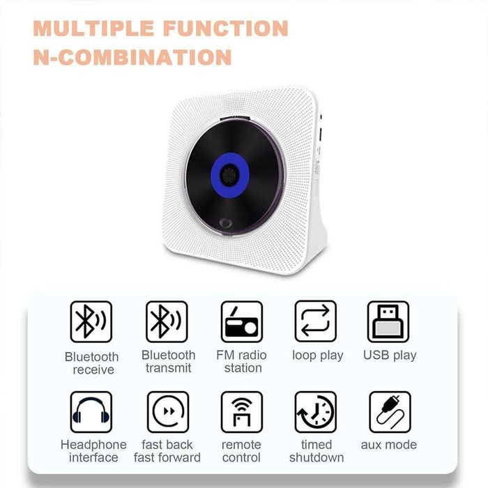 Преносим CD плейър с Bluetooth KC -806