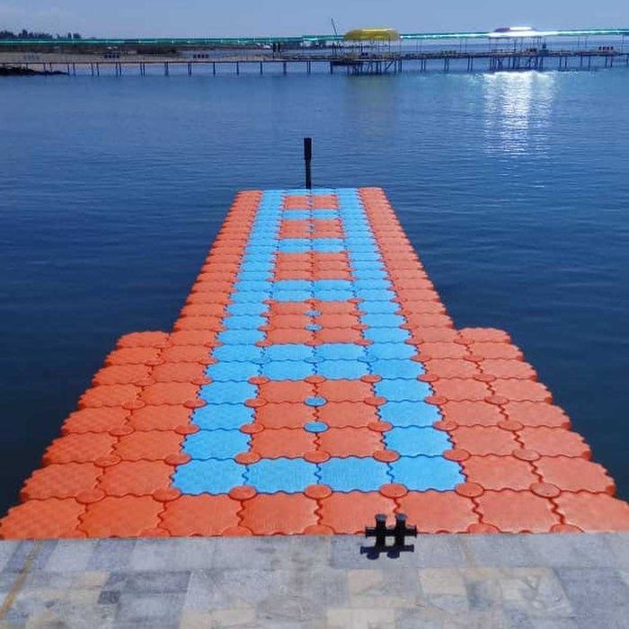 Мост из пластика (понтоны от производителя)