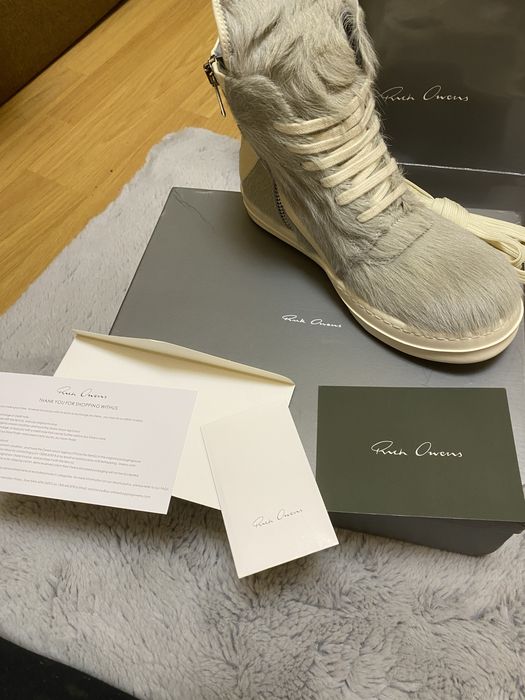 Rick Owens Geobasket Pony Hair