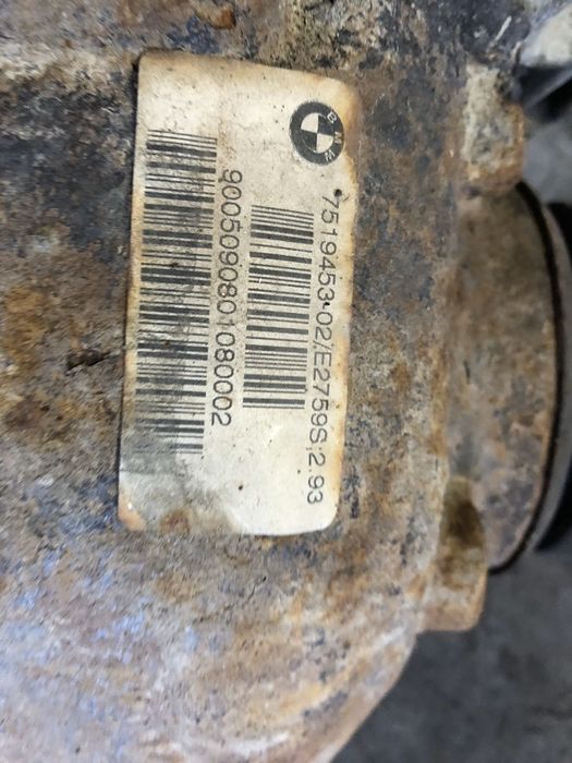 Заден диференциал БМВ 330ХД/ кардан(zaden diferencial BMW E91, 330XD)