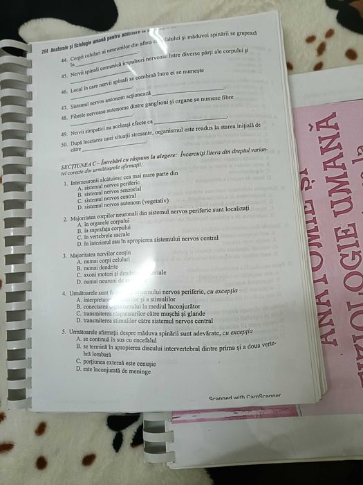Carte Baron's Anatomia și fiziologia umană Admitere medicină.