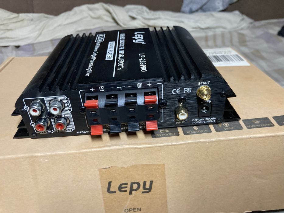Аудио усилитель Lepy LP269 Pro для дома и авто