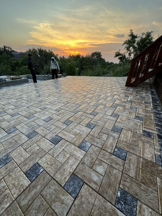 Укладка  Брусчатка, тратуарный плитка