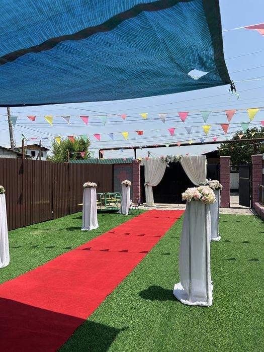 Арка баннер полуюрта, оформление