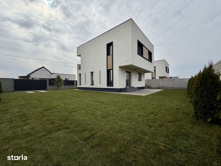 Casă nouă de vânzare individuală P+1, 4 camere - Berceni Ilfov- 370 mp