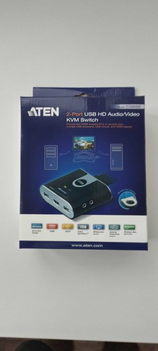 2-Port USB HD Audio/Video KVM switch ATEN