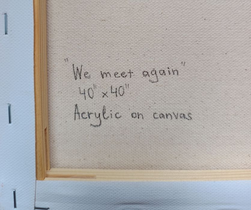 Авторска  картина "We meet again"