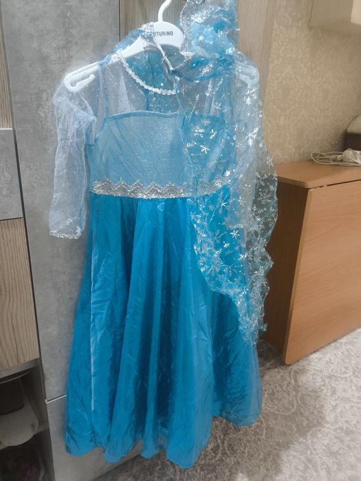 Эльза костюм на 5-7 лет