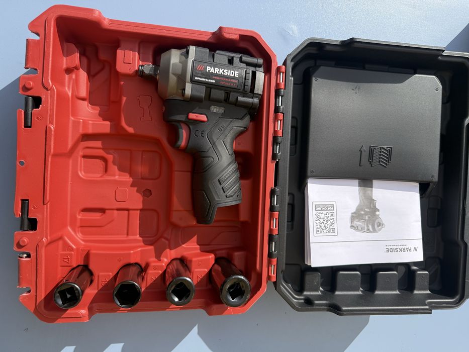 Pistol impact 350Nm pe acumulator 12v Parkside Performance
