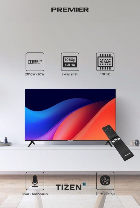 Смарт ТВ 43 PREMIER Full hd