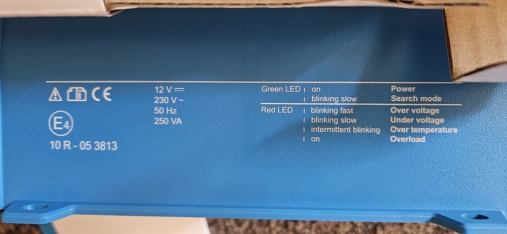 Чисто Нов Инвертор Victron 12v-250w