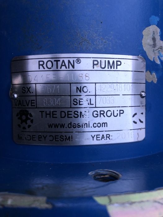 Помпа за гъсти течности Rotan Pump
