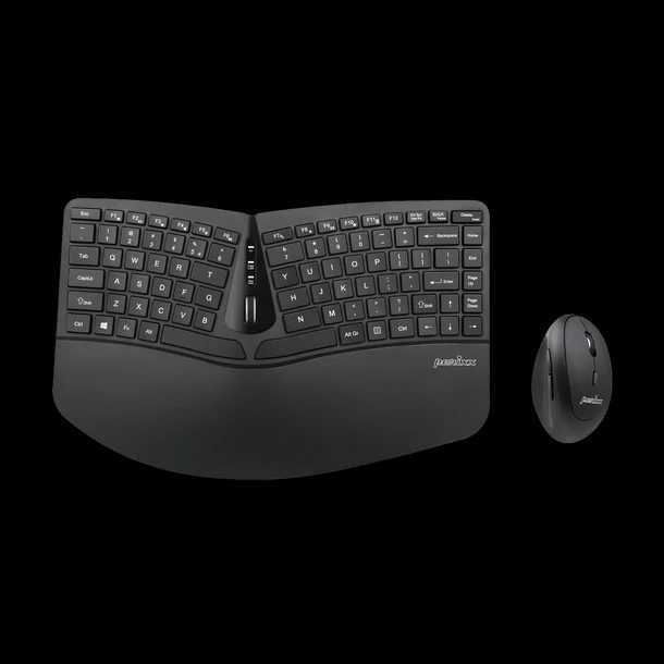 Set tastatura si mouse wireless, Perixx, Periduo-606,Negru,sigilat