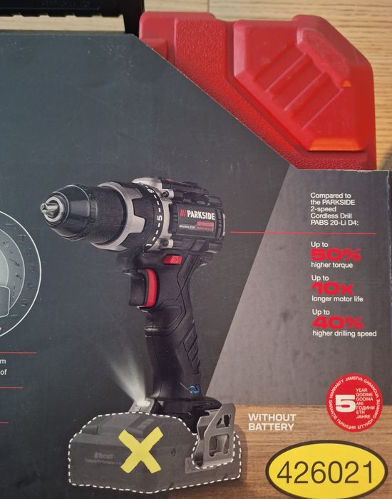 Акумулаторна бормашина на Parkside Performance 20V  PABSP 20-li C4 и C