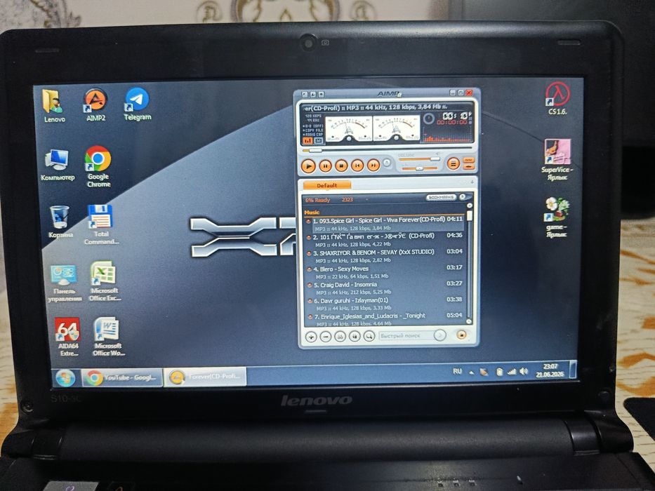 Netbuk Lenovo. 128 GB. Zaryad 1,5 soat