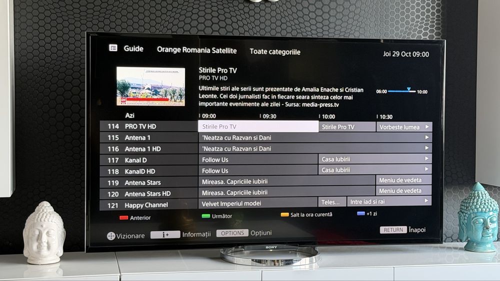 Vand tv SONY smart 3d ,174 cm diagonala