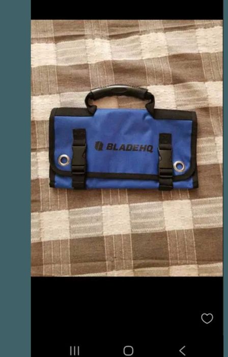 Чанта за сгъваеми ножове, директно закупена от Blade Show в САЩ