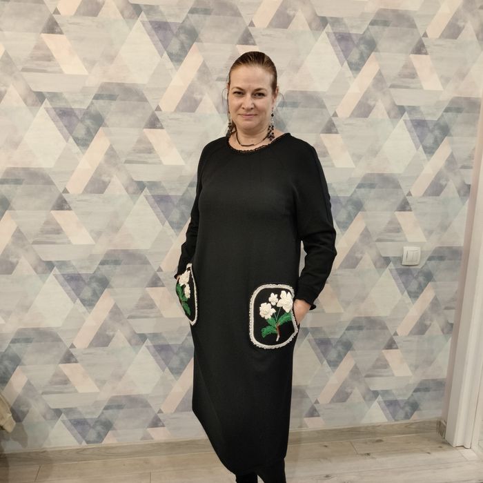 Платье вязаное Италия