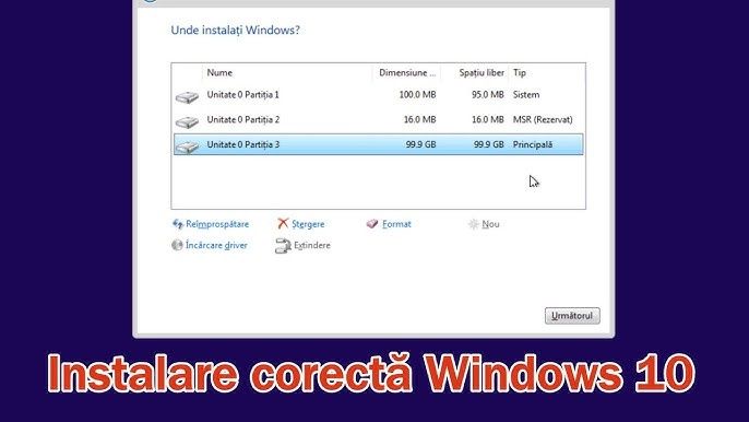 Instalare Windows 170 Lei