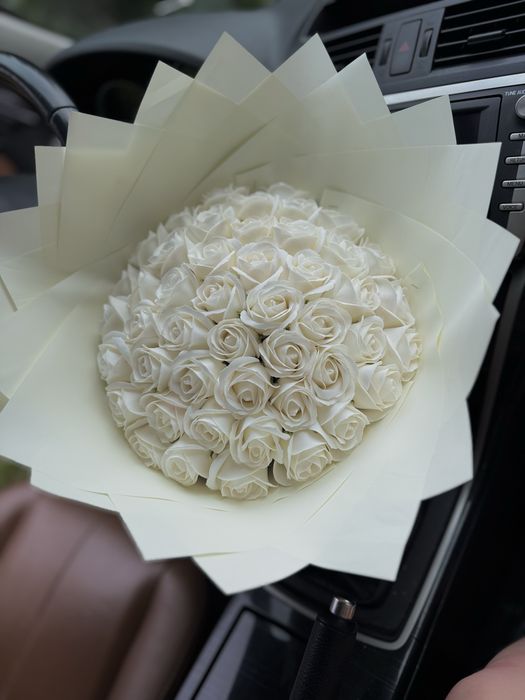Buchet de flori din sapun