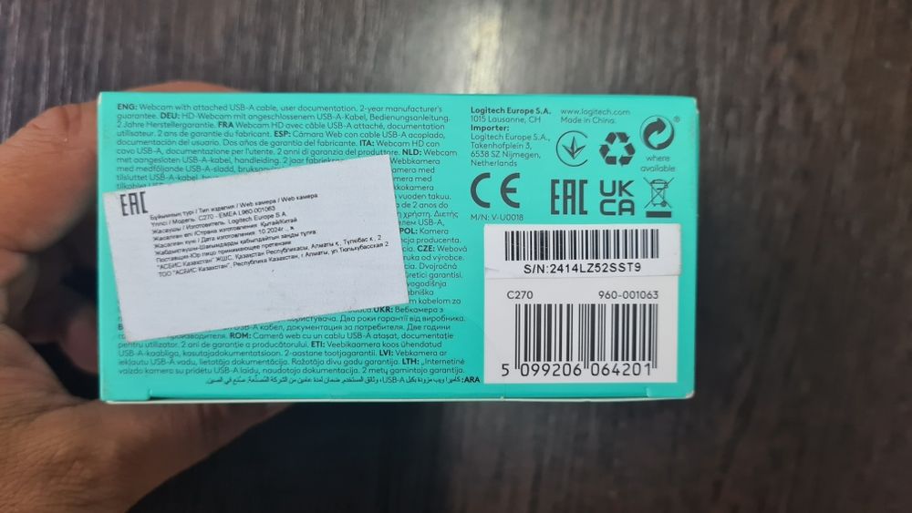 WEBCAM HD C 270 Веб камера новый